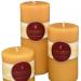 Candle: Beeswax Pillar 3", 5", 7" Round