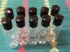 Bottle: PET Imperial Round Bottles 2 oz clear with Black Flip Top Bottle: PET Imperial Round Bottles 2 oz clear with Black Flip Top