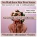 An androgenous flower adorned face for Serum: Sea Buckthorn Rice Bran