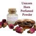 Unicorn horn powder in corked glass bottle by Anarres