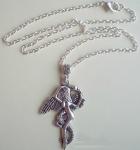 Pendant: Goddess, Snake small