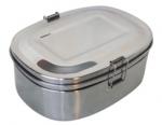 Container: Stainless Steel, Lunchbox 2 Layer Sm & Lg closed