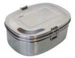  Stainless Steel, Lunchbox 2 Layer Sm & Lg closed