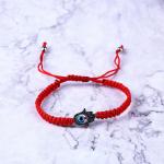 Bracelet: Hamsa Charm with Braided Red Cord 4
