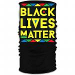  Cloth Reusable Face Headscarf Black Lives Matter colours
