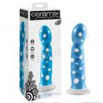 Blue & White 7" (17.8cm) Ceramic Dildo box front