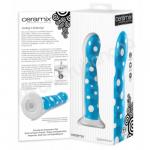 Blue & White 7" (17.8cm) Ceramic Dildo box inside