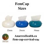 Contraception: Fem Cap: Cervical Cap in three sizes