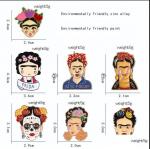 Pin: Enamel Fridas measured