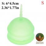 Green Menstrual Cup from Anarres Natural Health Small