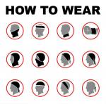 how to wear face scarf 1