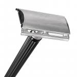 Shaving: Safety Razor, Stainless Steel, with Blade 3