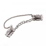  Tallit Clip, Floral Chain Silver Colour clasp