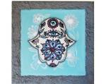 Judaica: Hamsa Prints by Inna Laktionova flowers