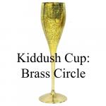 Kiddush Cup Brass circle