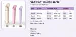 Dilator: Silicone, Vagiwell Vaginal Set of 3 Largest sizes
