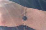 Diffuser: Pendant Aromatherapy Essential Oil Lava Bracelet