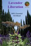 Lavender Liberation essential oil blend with trees in the background