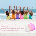 Menstrual Health: Cup Silicone Copa beach