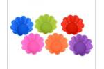  Silicone Soap Reusable six flowers