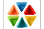 Mold: Silicone Soap Reusable triangle