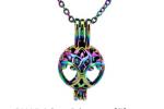  Necklace Tree of Life Rainbow