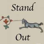 Sticker: medieval marginalia Stand Out