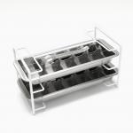 Container: Ice Cube Tray, Stainless Steel two