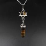 PENDANT_merkaba_hexagonal_ANARRES tigers eye