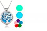 Pendant: Aromatherapy Essential Oil Diffuser Locket Tree of Life S