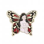 Pin_Enamel_Faery_Butterfly_red