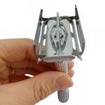 Stainless Steel Safety Razor OPEN