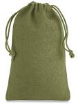  Burlap Drawstring Green