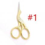 Scissors: Stainless Steel Crane Shaped Craft gold