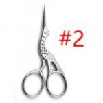 Scissors: Stainless Steel Crane Shaped Craft chrome
