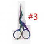 Scissors: Stainless Steel Crane Shaped Craft purple