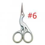 Scissors: Stainless Steel Crane Shaped Craft silver