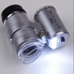 Microscope: Pocket Magnifier with LED Light