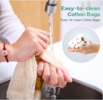 Bag: Cotton Mesh Produce bag washing