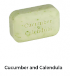 Soap: Bars from The Soap Works CUCUMBER & CALENDULA