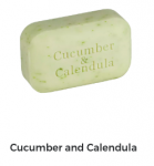  Bars from The Soap Works CUCUMBER & CALENDULA