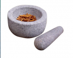 Mortar and Pestle: granitie 4"