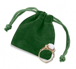 Bag: Velvet green