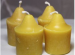  Beeswax Votives, Large