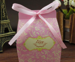Box: Coloured Paper Gift in pink