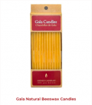 Candle: Beeswax Gala Pack of 12 natural