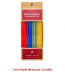 Candle: Beeswax Gala Pack of 12 royal