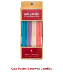 Candle: Beeswax Gala Pack of 12 pastel