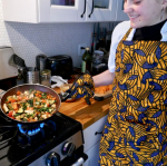 Apron & Pot Holder Set yellow