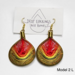 Earrings: Drop Earrings Not Bombs 2